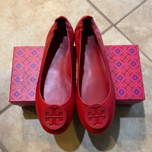 Tory Burch Shoes - NWT Tory Burch Red Minnie